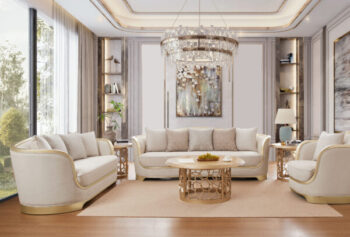 Luxury 7 PCs Dining Table Set HD-8024 By Homey Design 6