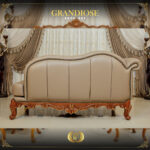 Handmade Grandiose Real Leather Brown Chaise 13