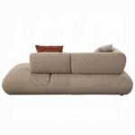 Carrick Beige Fabric Sectional Sofa with 6 Pillows LV03920 By ACME 23