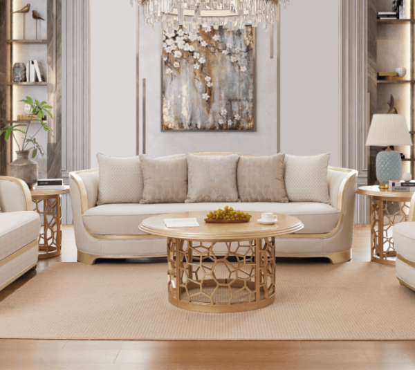 Beige Modern Sofa HD-7006 By Homey Design 4