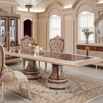 Glass Rectangle Dining Table HD-9021 By Homey Design