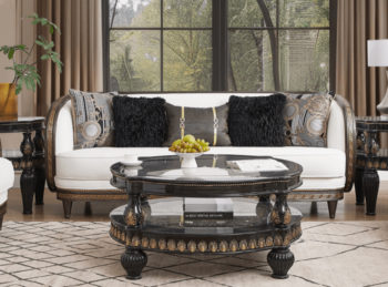 White Sofa Living Room HD-9043 By Homey Design