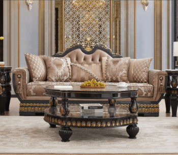 Brown Living Room Sofa HD-9049 By Homey Design