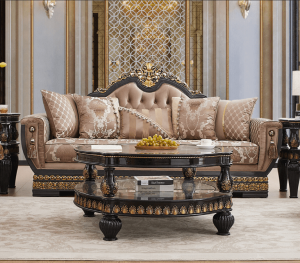 Brown Living Room Sofa HD-9049 By Homey Design 4