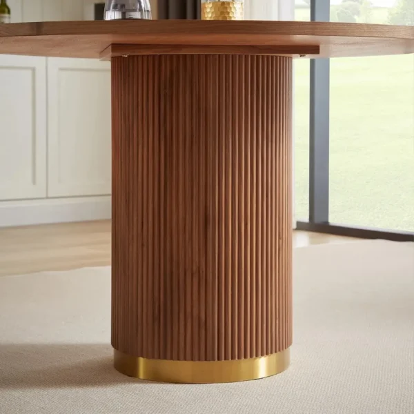 DT0220 Wood Pattern Table By Artisan Furniture - Image 8