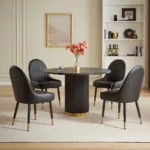 DT0220 Wood Pattern Table By Artisan Furniture - Image 4