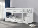 Jojo White Bunk Bed FM-BK1100WH-BED By Furniture Of America 12