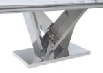Valdevers Chrome Dining Table CM3294T-SS-TABLE By Furniture Of America 12