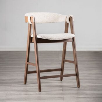 Ebikon Brown/Beige Counter Stool (2/CTN) FM3211WN-PC-2PK By Furniture Of America
