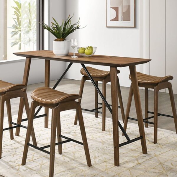 Klamath Brown Counter Ht. Table FM3215WN-PT By Furniture Of America 7