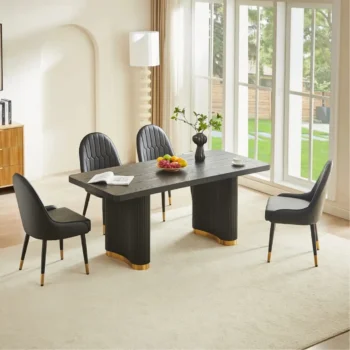 DT0227 Wood Pattern Dining Table By Artisan Furniture