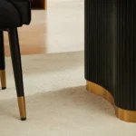 DT0227 Wood Pattern Dining Table By Artisan Furniture - Image 4