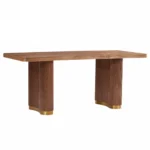 DT0227 Wood Pattern Dining Table By Artisan Furniture - Image 6