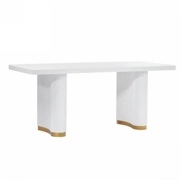 DT0227 Wood Pattern Dining Table By Artisan Furniture - Image 10