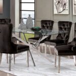 Silveria Chrome Dining Table FM37001SV-T-TABLE By Furniture Of America 13