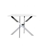 Silveria Chrome Dining Table FM37001SV-T-TABLE By Furniture Of America 14