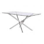 Silveria Chrome Dining Table FM37001SV-T-TABLE By Furniture Of America 16