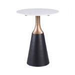 Streatham Black/White/Gold Dining Table FM37002BK-PT-TABLE By Furniture Of America 13