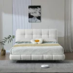 9032 Modern Velvet King Bed By Artisan Furniture Luxury Bedroom Furniture Mobilia Cleopatra 18 9032 Modern Velvet King Bed By Artisan Furniture 18