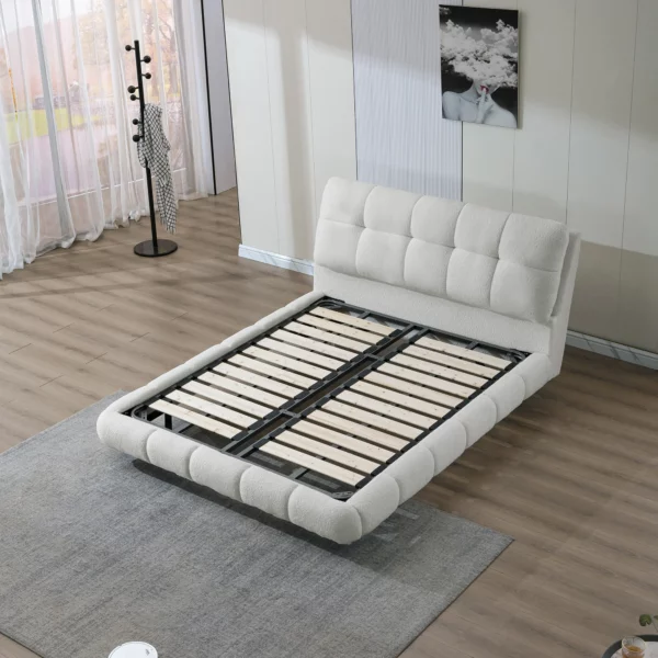 9032 Modern Velvet King Bed By Artisan Furniture 13