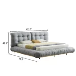 9030 Modern Velvet Bed By Artisan Furniture Luxury Bedroom Furniture Mobilia Cleopatra 17 9030 Modern Velvet Bed By Artisan Furniture 17