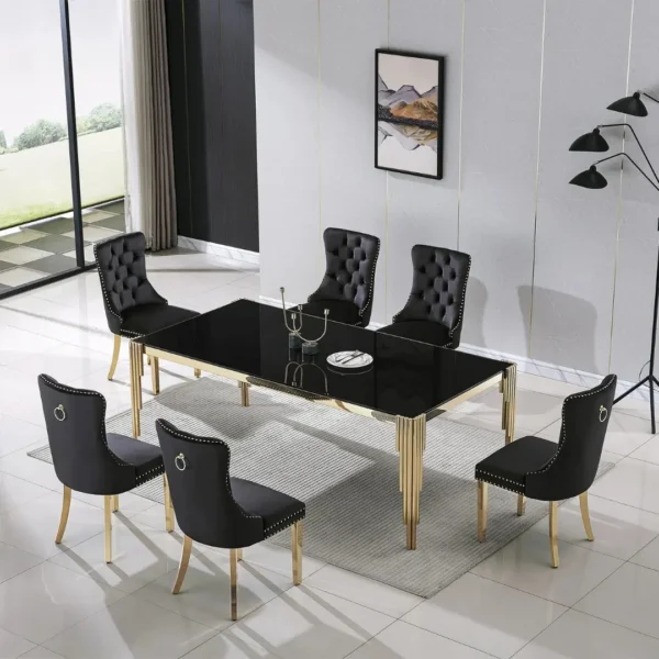 DT0310 Tempered Glass For Dining Table Top By Artisan Furniture - Image 9