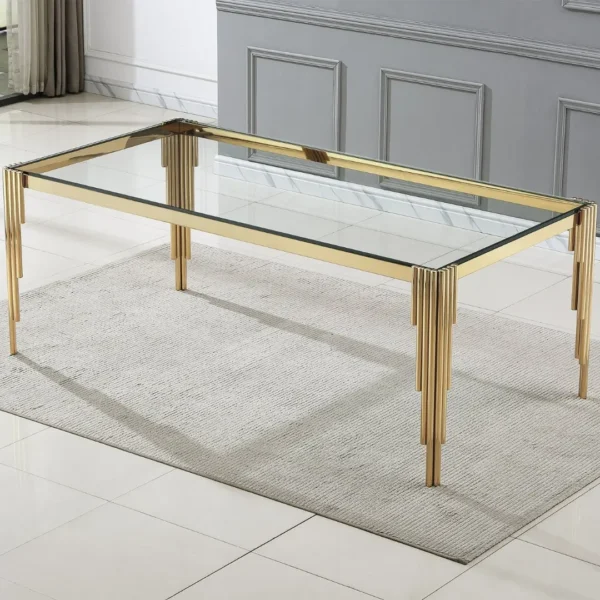 DT0310 Tempered Glass For Dining Table Top By Artisan Furniture - Image 2