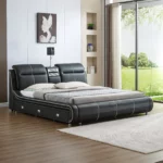 L9020BK-K Ultimate Smart Bed By Artisan Furniture Luxury Bedroom Furniture Mobilia Cleopatra 23 L9020BK-K Ultimate Smart Bed By Artisan Furniture 23