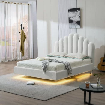9031 Modern Velvet Bed frame By Artisan Furniture