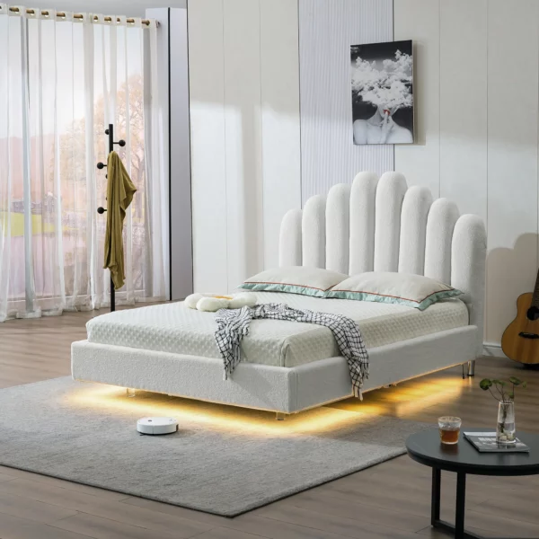9031 Modern Velvet Bed frame By Artisan Furniture 9