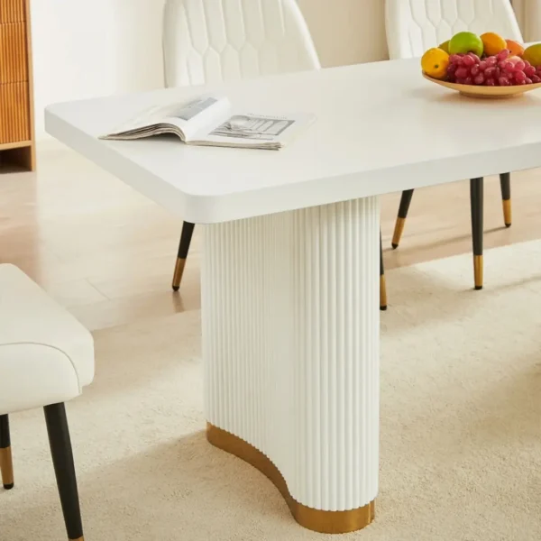 DT0226 Pattern Wood Table By Artisan Furniture - Image 13