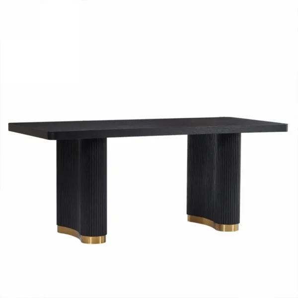 DT0226 Pattern Wood Table By Artisan Furniture - Image 2