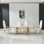 RDT308 Marble Dining Table By Artisan Furniture Dining Room Furniture Mobilia Cleopatra 42 RDT308 Marble Dining Table By Artisan Furniture 42