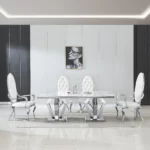 RDT308 Marble Dining Table By Artisan Furniture Dining Room Furniture Mobilia Cleopatra 47 RDT308 Marble Dining Table By Artisan Furniture 47