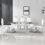 DT039 Rectangular Glass Top For Dining Table By Artisan Furniture - Image 3