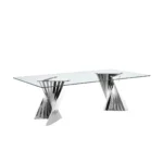 DT039 Rectangular Glass Top For Dining Table By Artisan Furniture - Image 7