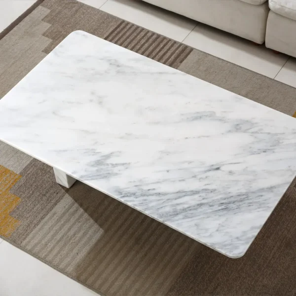 CT303 White Marble Coffee Table by Artisan Furniture - Image 7