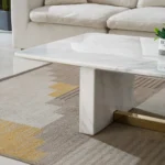 CT303 White Marble Coffee Table by Artisan Furniture - Image 3