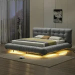 9030 Modern Velvet Bed By Artisan Furniture - Image 2