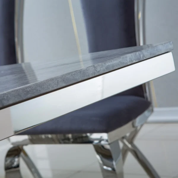 DT311 Marble Top Dining Table By Artisan Furniture