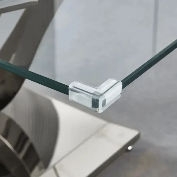 CT033 Rectangular Glass Table Top Coffee Table By Artisan Furniture - Image 7