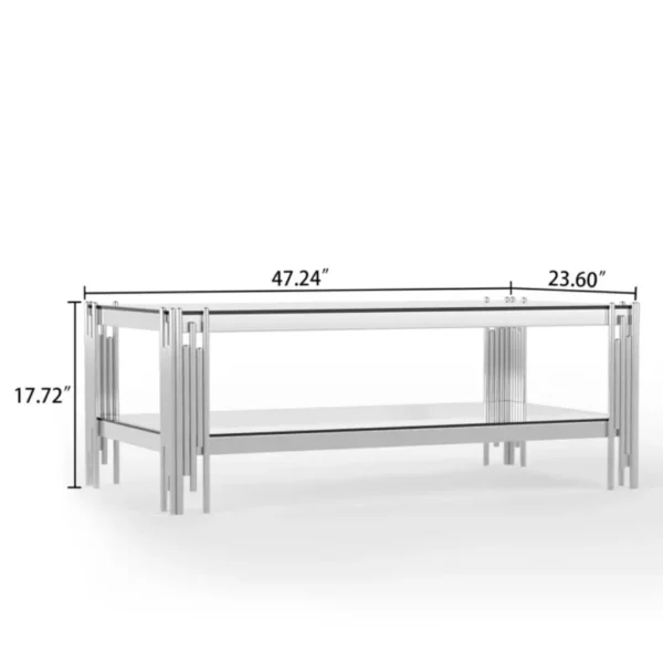 CT037-2 Coffee Table For a White Couch by Artisan Furniture - Image 9