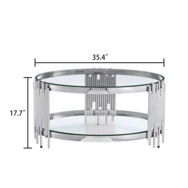 CT038 Round Coffee Table by Artisan Furniture - Image 9