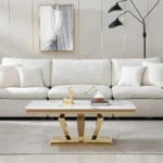 CT308 Rectangular Marble Coffee Table by Artisan Furniture - Image 4