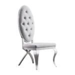 DC83 Two Stainless Steel Dining Room Chairs by Artisan Furniture - Image 5