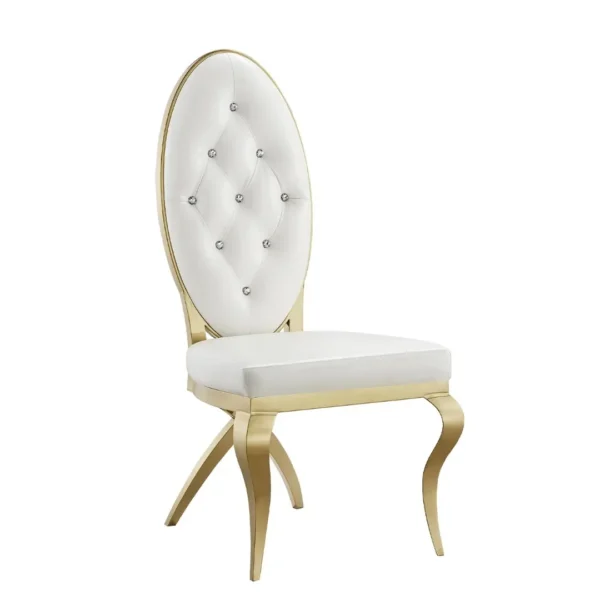 DC83 Two Stainless Steel Dining Room Chairs by Artisan Furniture - Image 6