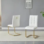 DCK53 PU Dining Chair Set of 2 By Artisan Furniture - Image 2