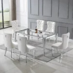 DT0311 Tempered Glass For Dining Table Top By Artisan Furniture - Image 5