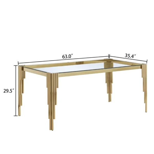 DT0311 Tempered Glass For Dining Table Top By Artisan Furniture - Image 7