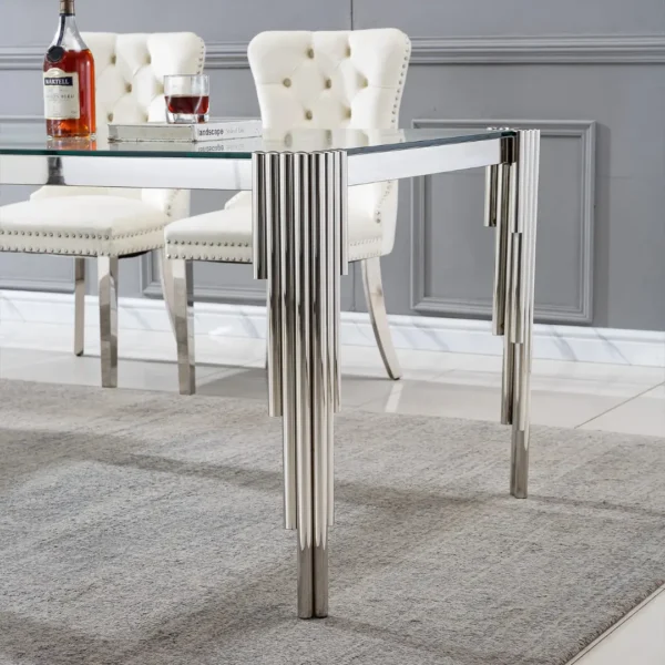 DT0311 Tempered Glass For Dining Table Top By Artisan Furniture - Image 2